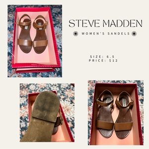 Steve Madden Sandel’s.